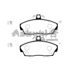 H025-17J ASHUKI Комплект тормозных колодок, дисковый тормоз