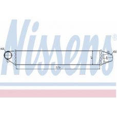 96634 NISSENS Интеркулер