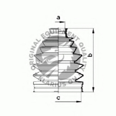 QJB932 QH Benelux Комплект пылника, приводной вал