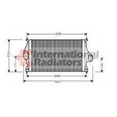 09004081 VAN WEZEL Интеркулер