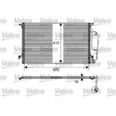 817712 VALEO Конденсатор, кондиционер