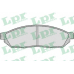 05P245 LPR Комплект тормозных колодок, дисковый тормоз