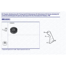 341310031101 MAGNETI MARELLI Комплект ремня грм