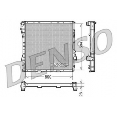 DRM05116 DENSO Радиатор, охлаждение двигателя