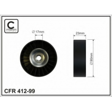 412-99 CAFFARO Натяжной ролик, поликлиновой  ремень