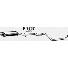 P7727 FENNO Средний глушитель выхлопных газов