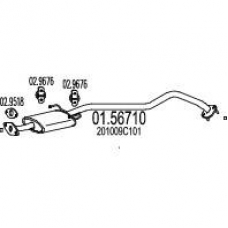 01.56710 MTS Средний глушитель выхлопных газов