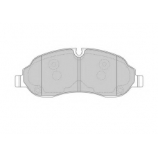 FD7624V NECTO Комплект тормозных колодок, дисковый тормоз