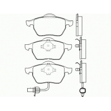 P 85 060 BREMBO Комплект тормозных колодок, дисковый тормоз