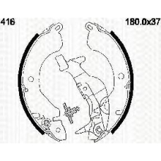 8100 42416 TRIDON Brake shoes