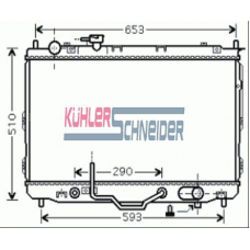 5200711 KUHLER SCHNEIDER Радиатор, охлаждение двигател