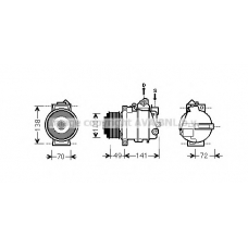 MSK560 AVA Компрессор, кондиционер