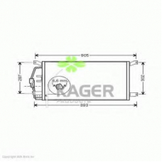 94-6347 KAGER Конденсатор, кондиционер