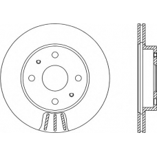 BDA2126.20 OPEN PARTS Тормозной диск