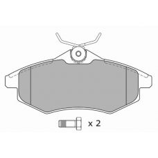 FBP-1268 FREMAX Комплект тормозных колодок, дисковый тормоз