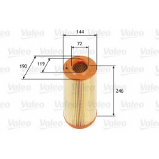 585669 VALEO Воздушный фильтр