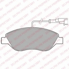 LP2299 DELPHI Комплект тормозных колодок, дисковый тормоз