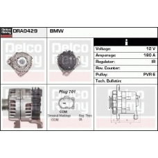 DRA0429 DELCO REMY Генератор