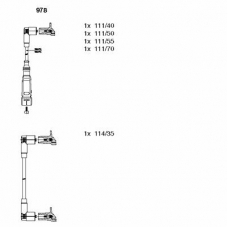 978 BREMI Комплект проводов зажигания