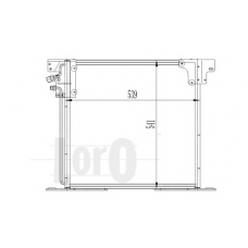 054-016-0020 LORO Конденсатор, кондиционер