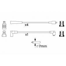 0 986 356 798 BOSCH Комплект проводов зажигания