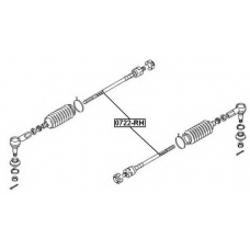 0722-RH ASVA Осевой шарнир, рулевая тяга