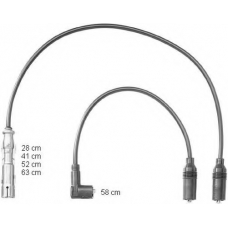 ZEF1151 BERU Комплект проводов зажигания