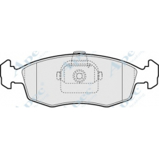 PAD1112 APEC Комплект тормозных колодок, дисковый тормоз