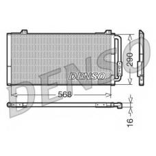 DCN24001 DENSO Конденсатор, кондиционер