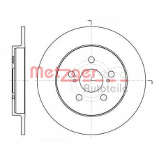 61326.00 METZGER Тормозной диск