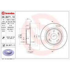 BS 6019 BRECO Тормозной диск