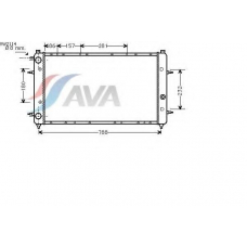 VW2114 AVA Радиатор, охлаждение двигателя