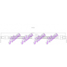H4083 Brovex-Nelson Тормозной шланг