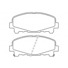 MDB2954 MINTEX Комплект тормозных колодок, дисковый тормоз
