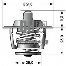 1214604619 Jp Group Термостат, охлаждающая жидкость