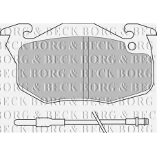 BBP1414 BORG & BECK Комплект тормозных колодок, дисковый тормоз