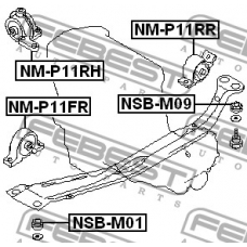 NM-P11RH FEBEST Подвеска, двигатель
