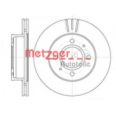 6110237 METZGER Тормозной диск