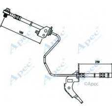 HOS3688 APEC Тормозной шланг