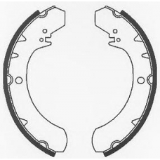 BS765 QUINTON HAZELL Комплект тормозных колодок