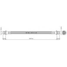 VBH999 MOTAQUIP Тормозной шланг