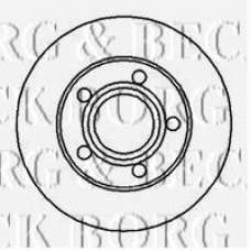 BBD4182 BORG & BECK Тормозной диск