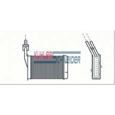 0990091 KUHLER SCHNEIDER Теплообменник, отопление салона