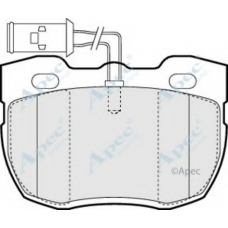 PAD592 APEC Комплект тормозных колодок, дисковый тормоз
