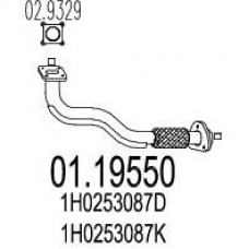 01.19550 MTS Труба выхлопного газа