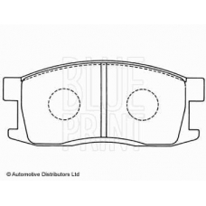 ADH24215 BLUE PRINT Комплект тормозных колодок, дисковый тормоз