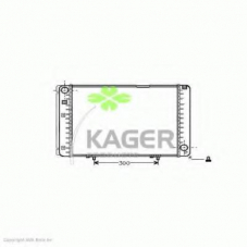 31-1301 KAGER Радиатор, охлаждение двигателя