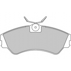 FD6707N NECTO Комплект тормозных колодок, дисковый тормоз