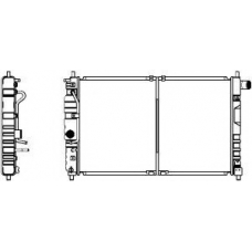 1140-0101 SAKURA  Automotive Радиатор, охлаждение двигателя