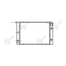 59002014 VAN WEZEL Радиатор, охлаждение двигателя